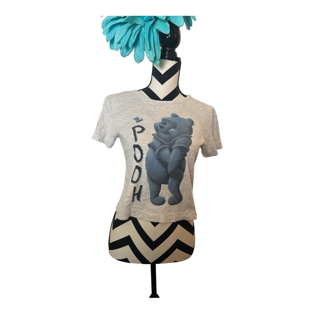 Gray Pooh Graphic Tee - Short Sleeve vintage